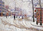 Paul Signac, snow boulevard de clichy pa ris